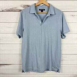 Men's Michael‎ Kors Blue Short Sleeve Soft Cotton Blend Size Medium